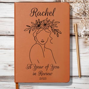 Carta para o diário da minha filha, lembrança de couro personalizada, presente com nome personalizado, aniversário, lembrança de formatura da mãe ou do pai, livro de gratidão