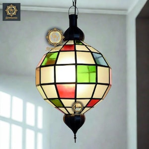 Moroccan Brass Pendant Lamp, Pendant Lamp, Brass Pendant Lamp, Light Fixtures, Pendant Lighting, Simple Moroccan Pendant Lamp