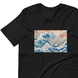 The Great Wave Unisex Shirt, Hokusai Vintage Art, Mount Fuji T-shirt, Japanese Vintage Art Shirt, Japanese Streetwear