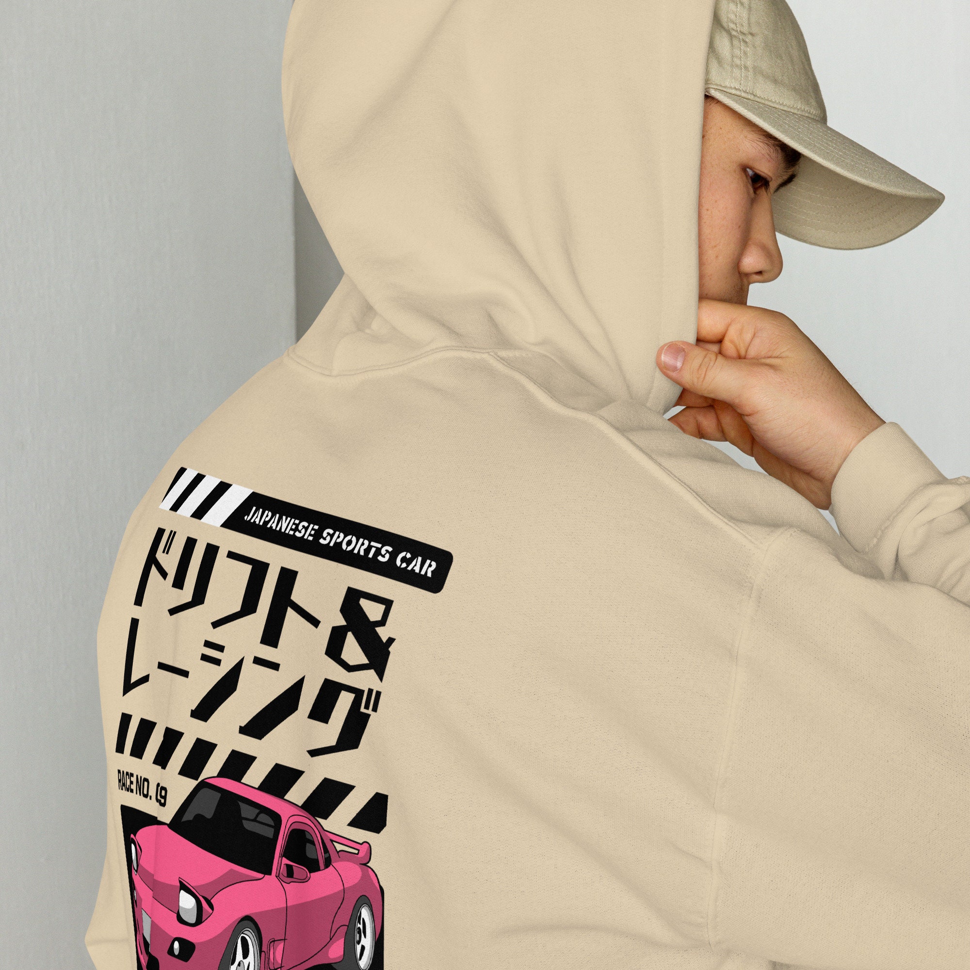 JDM Unisex Hoodie, Retro JDM Hoodie, 90s Car Hoodie, Car Racing Hoodie, Japanese Streetwear