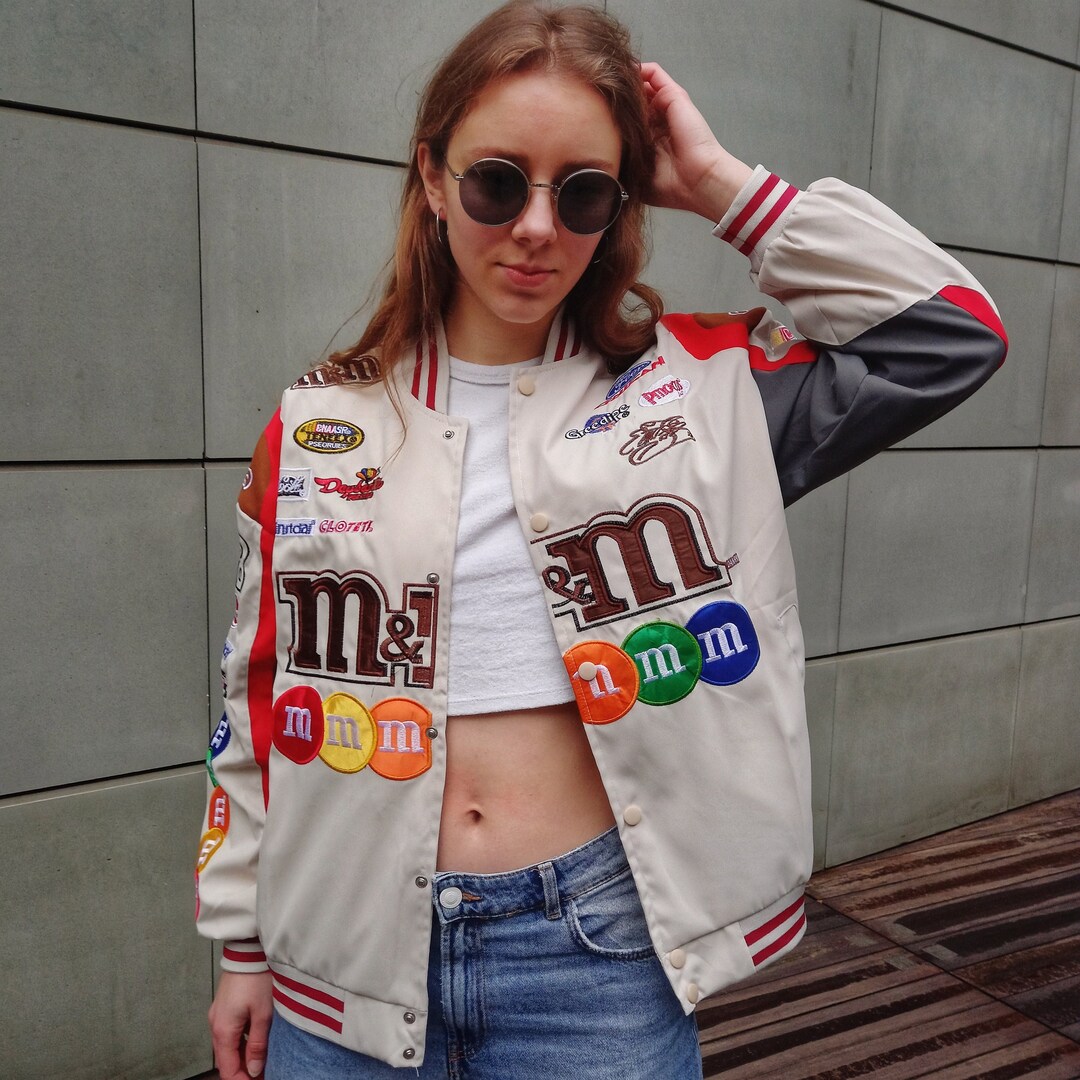 Nascar Racing Jacket / Light Racing Jacket M&M / Retro Vintage Etsy