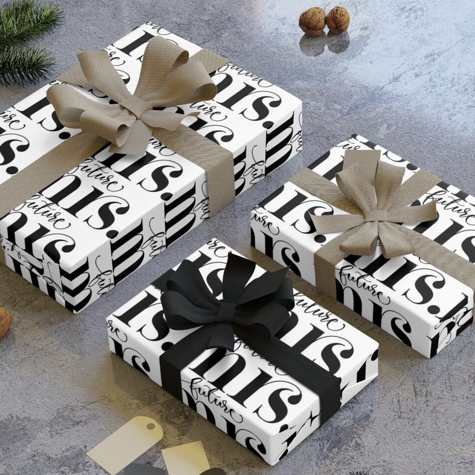 Future Mrs Custom Boho Wrapping Paper Roll 30x72, Custom Bridal Shower Gift  Wrap