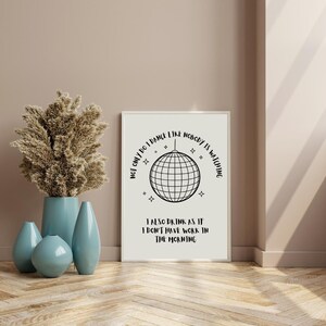 Dance like nobody is watching poster | Wall Art | Digital Download