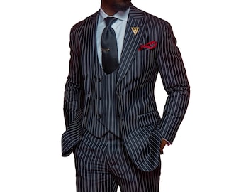 Priest Charcoal Black 3-Piece Suit