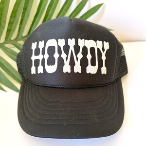 Howdy truckerkeps, damtruckerkeps, sjökeps, flodkeps, western truckerkeps bild 1