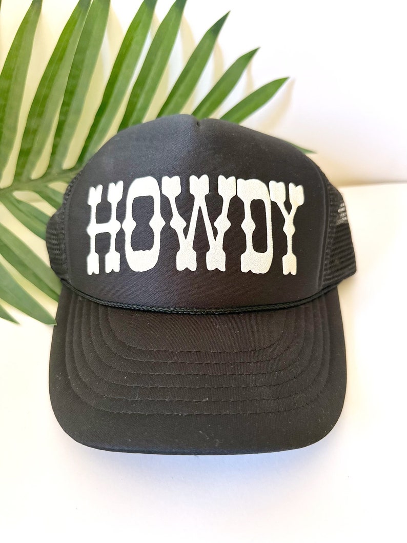 Howdy truckerkeps, damtruckerkeps, sjökeps, flodkeps, western truckerkeps bild 1