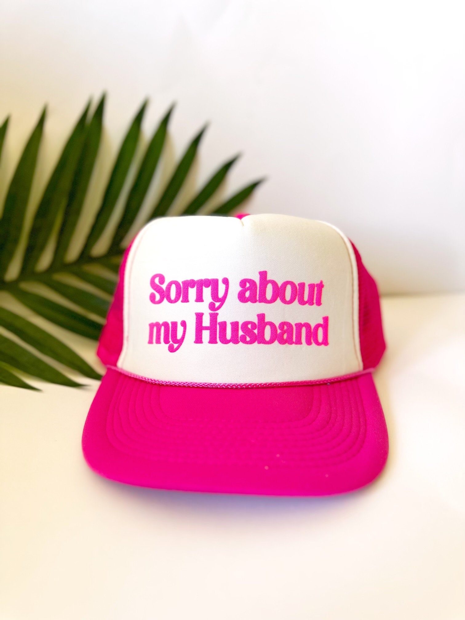 Sorry About My Husband Trucker Hat, Womens Trucker Hat, Lake 