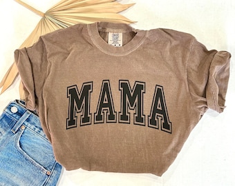 Mama shirt, comfort colors tshirt, Mother’s Day gift, puff print shirt