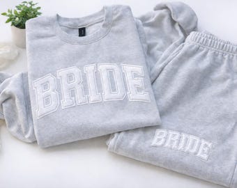 Bride Sweat set - Bride sweatshirt and sweat pants - Bride lounge set - Bride sweats - Bride sweatshirt