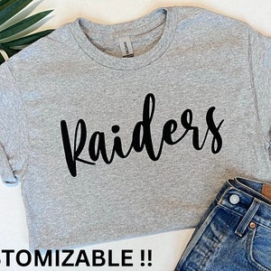 Custom team name T-shirt, custom mascot T-Shirt