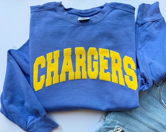 Vintage San Diego Chargers NFL Blue Sweatshirt 2xlarge San Diego