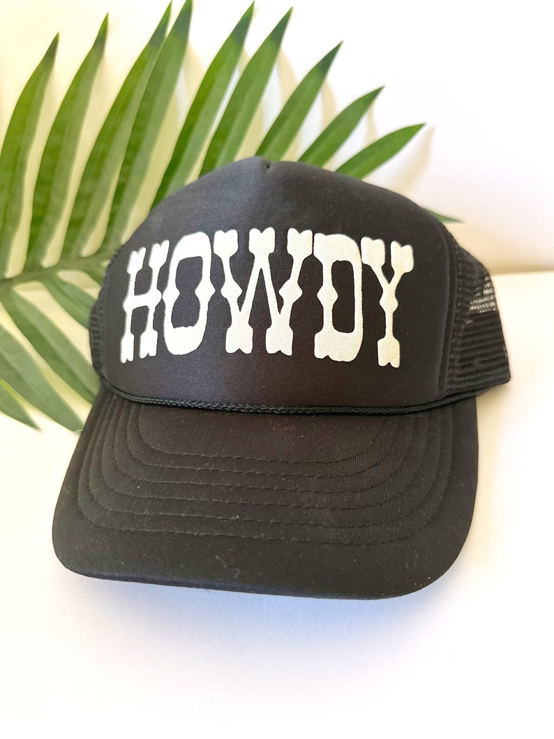 Howdy truckerkeps, damtruckerkeps, sjökeps, flodkeps, western truckerkeps bild 2