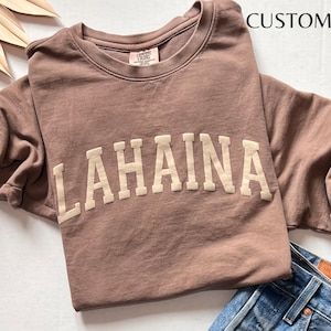 Custom sweatshirt, customizable sweatshirt, comfort colors sweatshirt, City sweatshirt, team sweatshirts
