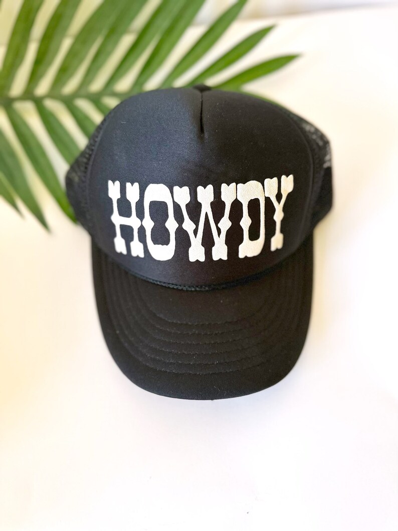 Howdy truckerkeps, damtruckerkeps, sjökeps, flodkeps, western truckerkeps bild 3