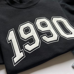 Custom Year sweatshirt, birthday sweatshirt, birth year sweatshirt, year sweatshirt image 4