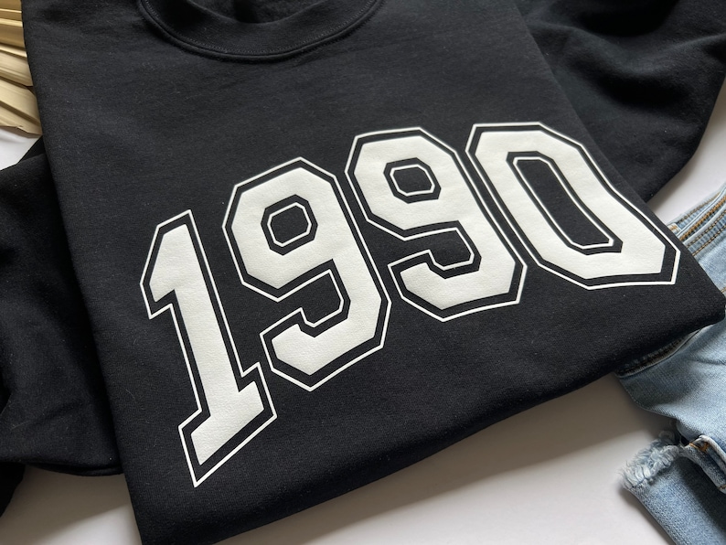 Custom Year sweatshirt, birthday sweatshirt, birth year sweatshirt, year sweatshirt image 4