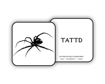Semi Permanent Tattoo | Spider Crawl | Last up to 2 weeks | Vegan-Friendly | Gift Idea | Temporary Lasts 2 weeks | Halal |