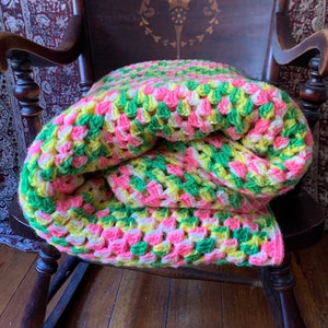 Neon Pink Blanket Etsy