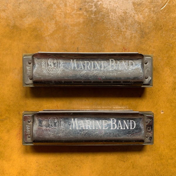 M Hohner Marine Band German Harmonica | Key of C or G