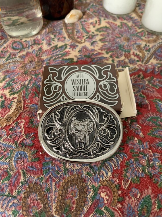 M&F Western Products Team Roping Silver Tone Belt Buckle