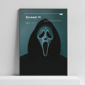  Scream 6 (Jenna Ortega, Tara Carpenter) Movie Poster - 11x17  Inches **CANVAS EDITION**: Posters & Prints