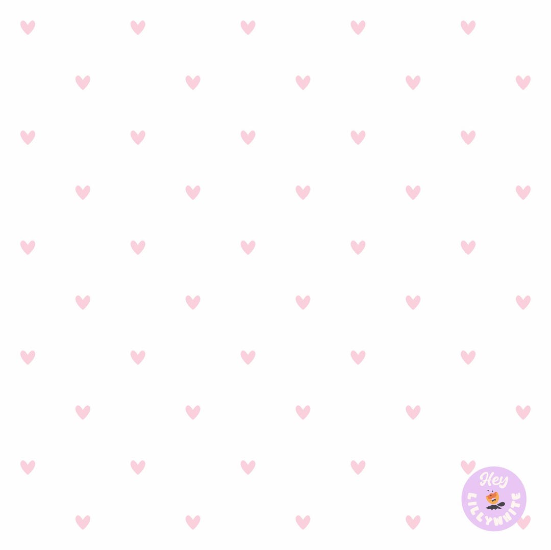 Light Pink Hearts on White, Seamless Pattern for Fabric Printing or ...