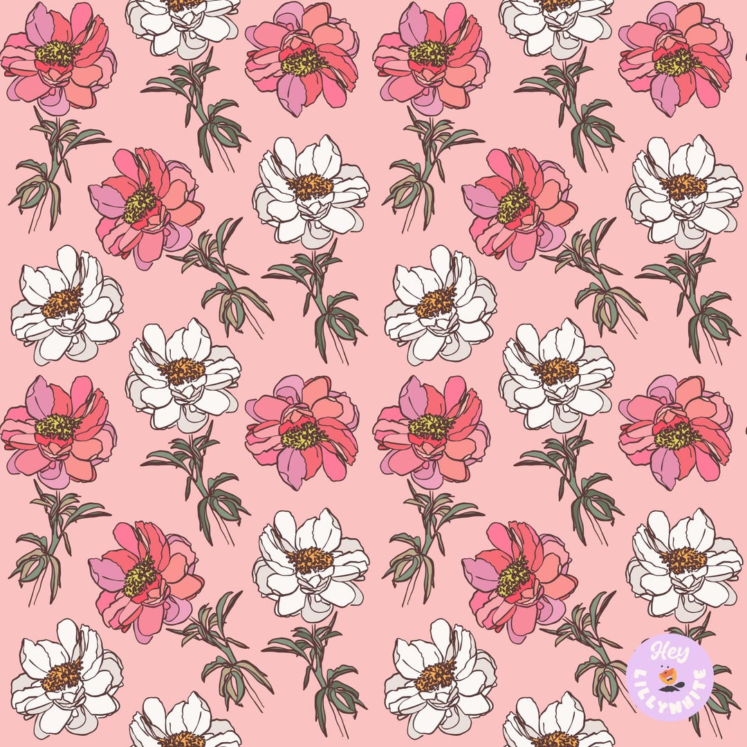 Floral Seamless Pattern for Fabric Sublimation or Digital Paper Floral ...