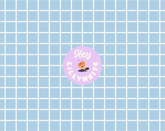Minimal Light Blue and White Grid Seamless Pattern for Fabric Printing, Wallpaper & Digital Paper Download