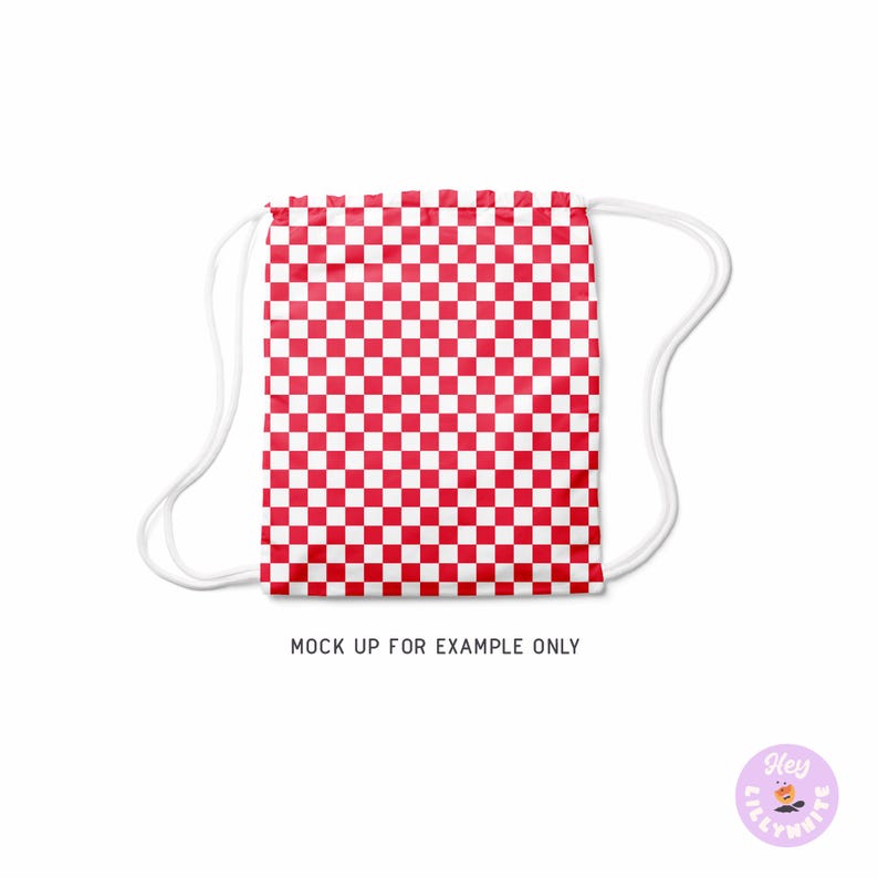 Bright Red and White Checkered Seamless Pattern for Fabric Printing or ...