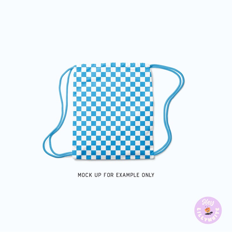 Blue checked main image 1