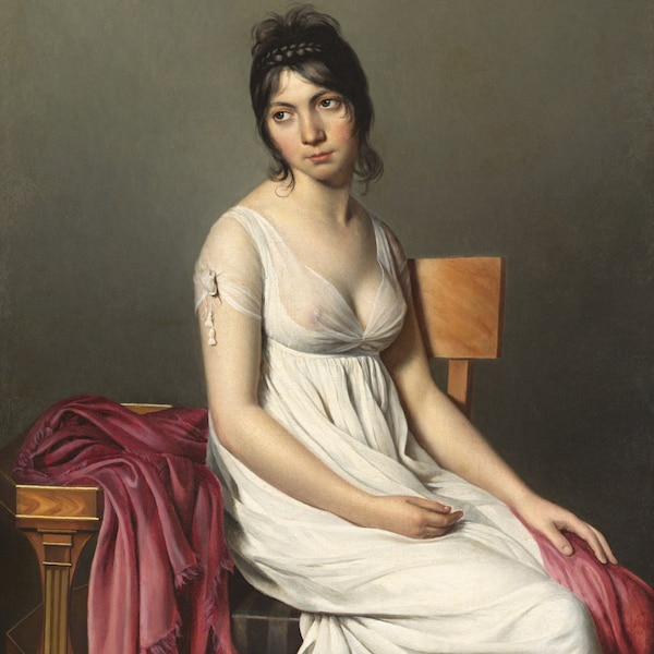 Portrait of a Young Woman in White