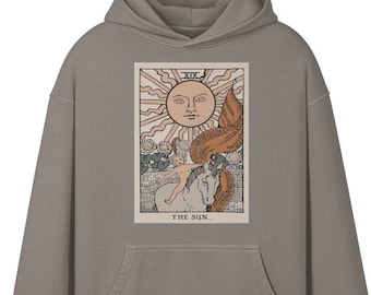 Vintage Tarot Hoodie - Tarot Sweatshirt - De Sun Tarot Card Sweater