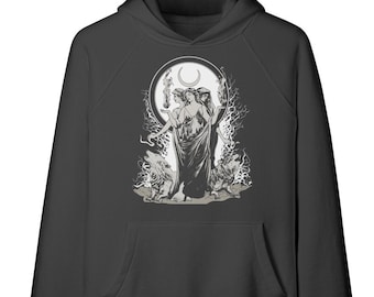 Bluza z kapturem Hecate - Moon Goddess - Unisex Bluza z kapturem z podszewką z polaru