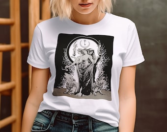 Camicia Ecate - Maglietta della dea - Gotico - Maglietta a maniche corte in jersey unisex