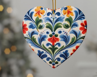 Chr. Bjelland Vintage Norwegian Tin Box. Rosemaling. Rose Paint
