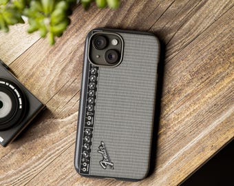 Rock Guitar Amplifier Tough Case,  Classic Fender Tweed  Twin Reverb Print Amp Rock and Roll Protective Phone Cover, Musician Gift Guitarist