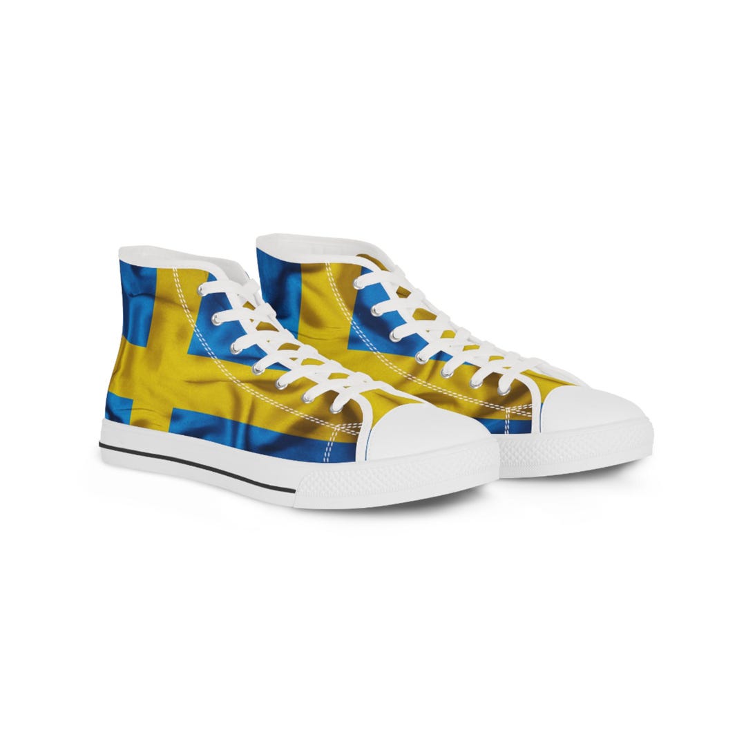 Swedish Print Pattern Sneaker Shoes For Men Women