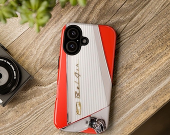 57 Chevy Tough Case 1957 Classic Car Case Aluminum Fin '57 Antique Vehicle Smart Phone Gift for Car Lover Bel Air