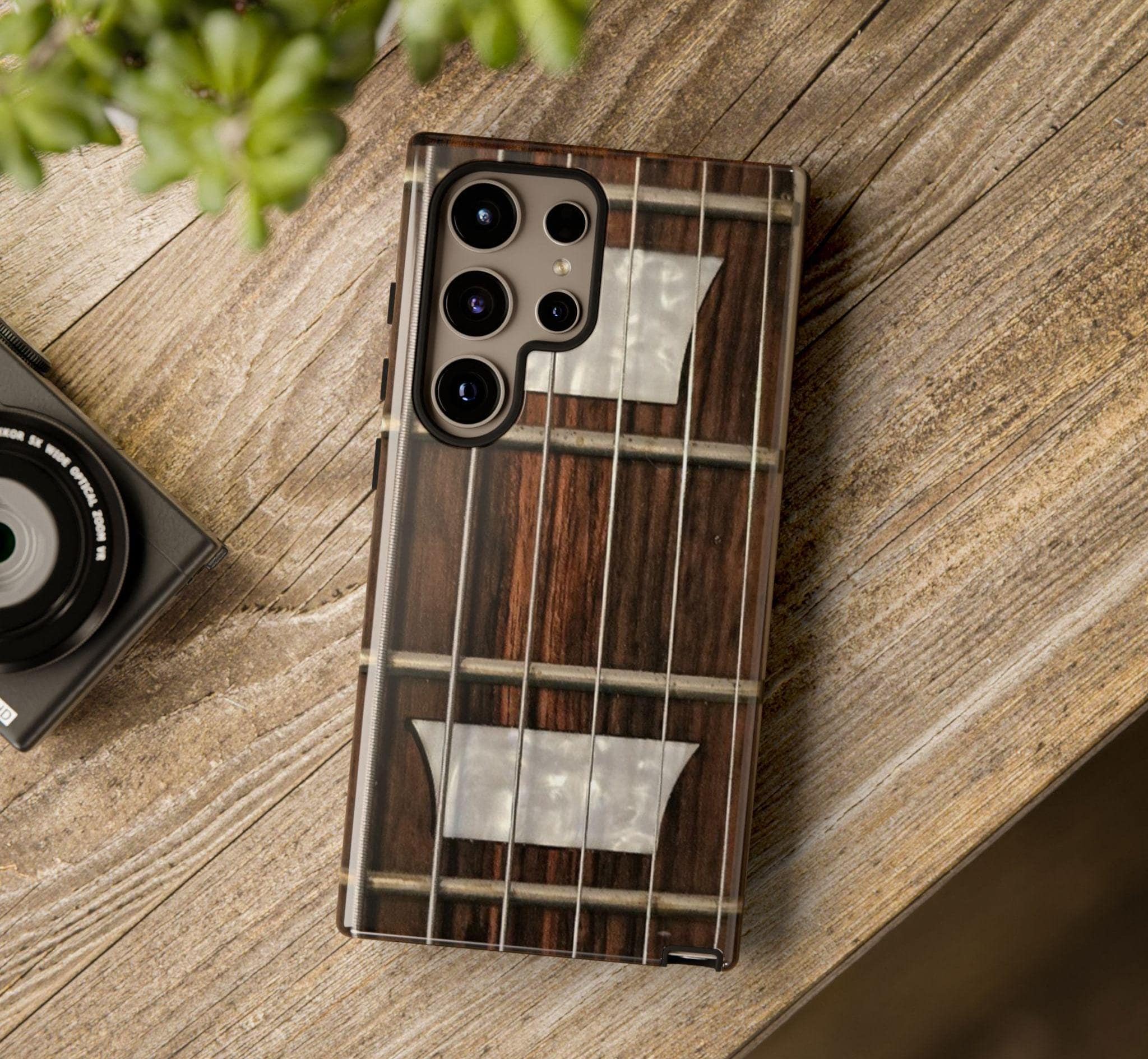 Guitar Fretboard Tough Case, Neck & Strings Rock and Roll Phone