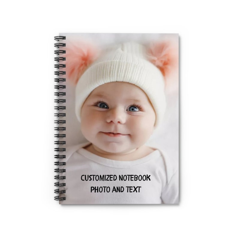CUSTOMIZED Spiral Bound Notebook Ruled Line Personalized With YOUR