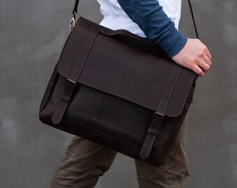 Leather messenger bag men,Leather briefcase man,Leather bag man,Mens briefcase bag,Shoulder bag men,Laptop messenger bag,Satchel bag men