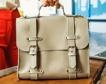 Porte-documents en cuir pour femme, Porte-documents en cuir personnalisé, Sac cartable en cuir, Porte-documents avec bandoulière, Porte-documents personnalisé pour femme, Sac de travail