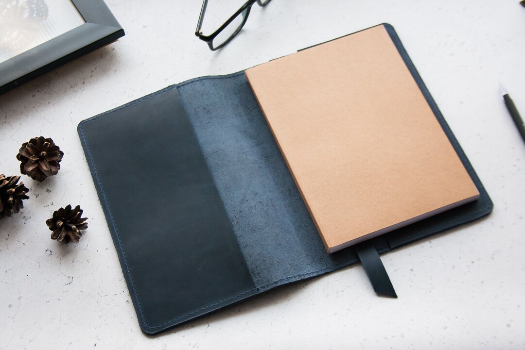 Handmade Leather Journal Cover, Engraved Notebook Cover, Leather Diary
