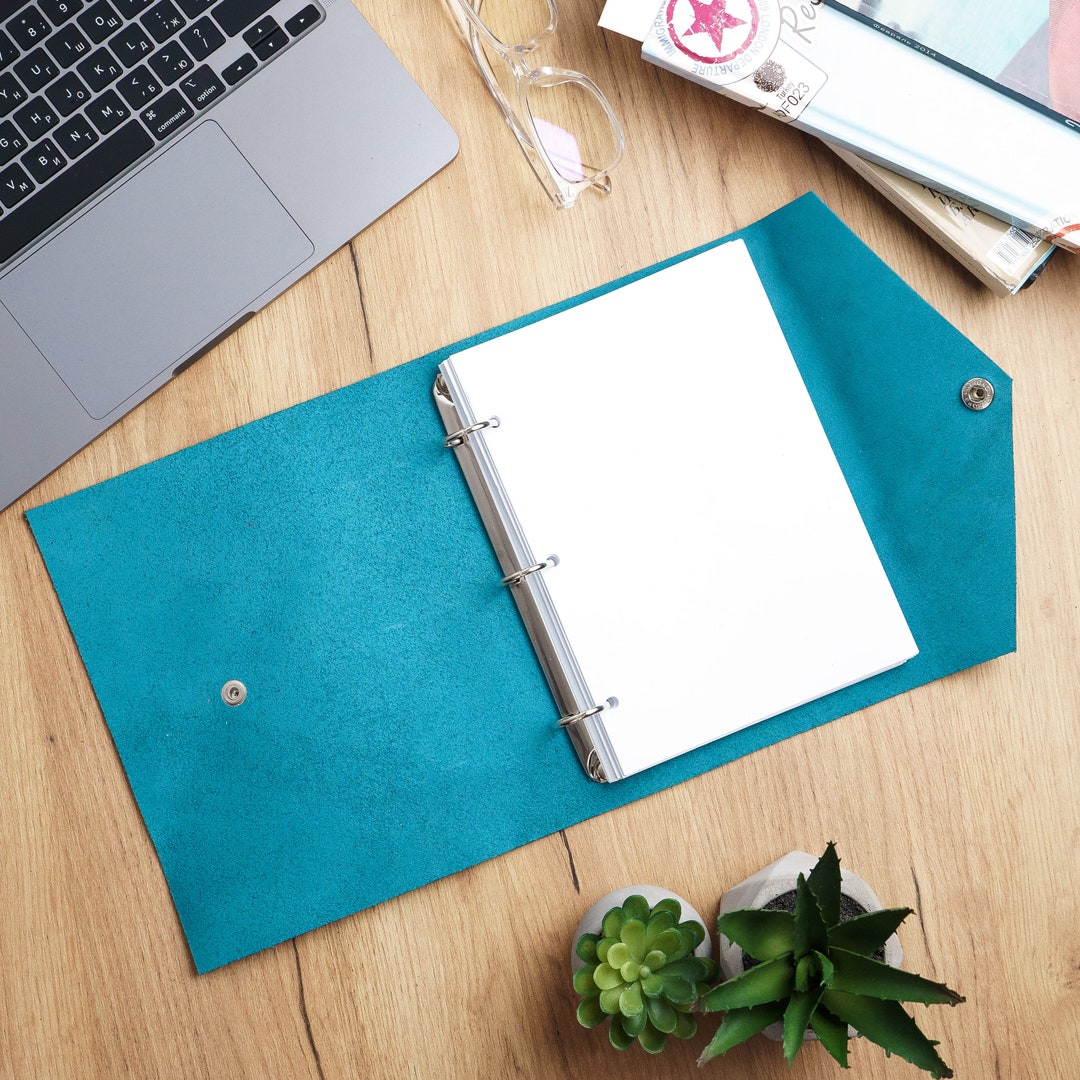 Leather Binder A4,leather Binder Cover,refillable Leather Journal,leather Binder 3 Ring,leather