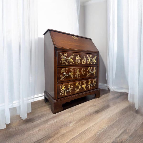Gorgeous Solid Wood Secretary Desk by Jasper Cabinet***Free Local Shipping***