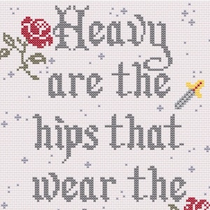 Strap On - Dungeons and Dragons Cross Stitch Pattern