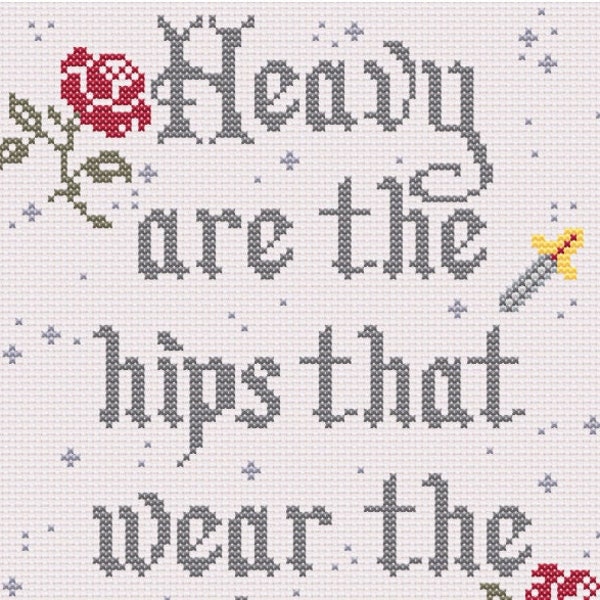 Strap On - Dungeons and Dragons Cross Stitch Pattern