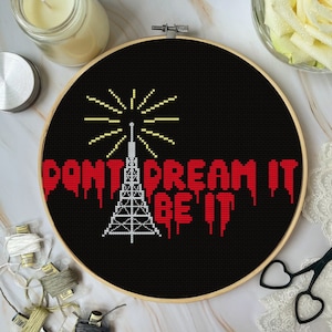 Rocky Horror Radio Tower - Cross Stitch Pattern