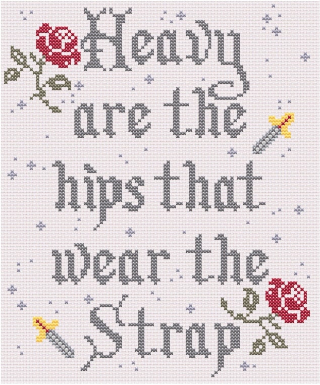 Strap on - Dungeons and Dragons Cross Stitch Pattern - Etsy