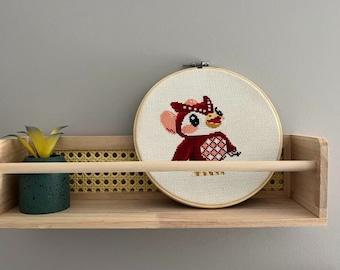 ヴィンテージクロス＆ハンドメイド刺繍アニマルちゃん·͜· ♡ Celeste Animal Crossing - Cross Stitch Pattern - Etsy